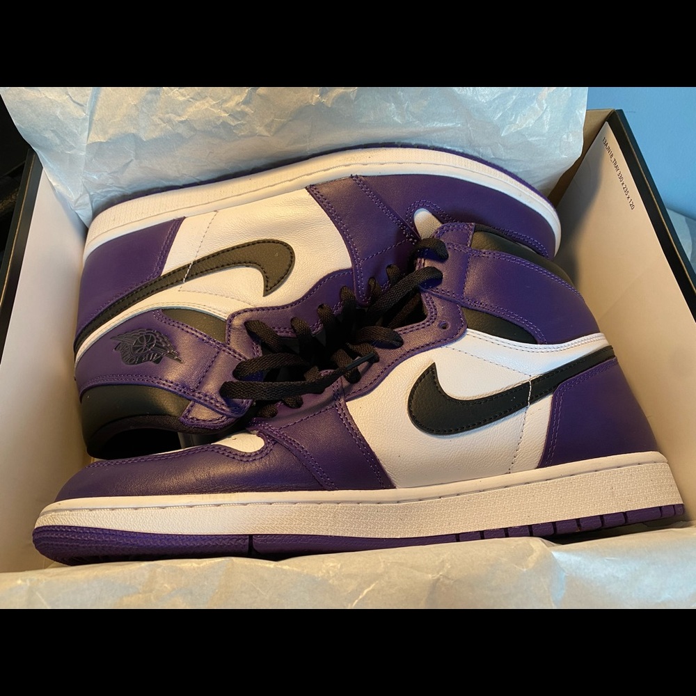 Jordan 1 Court Purple